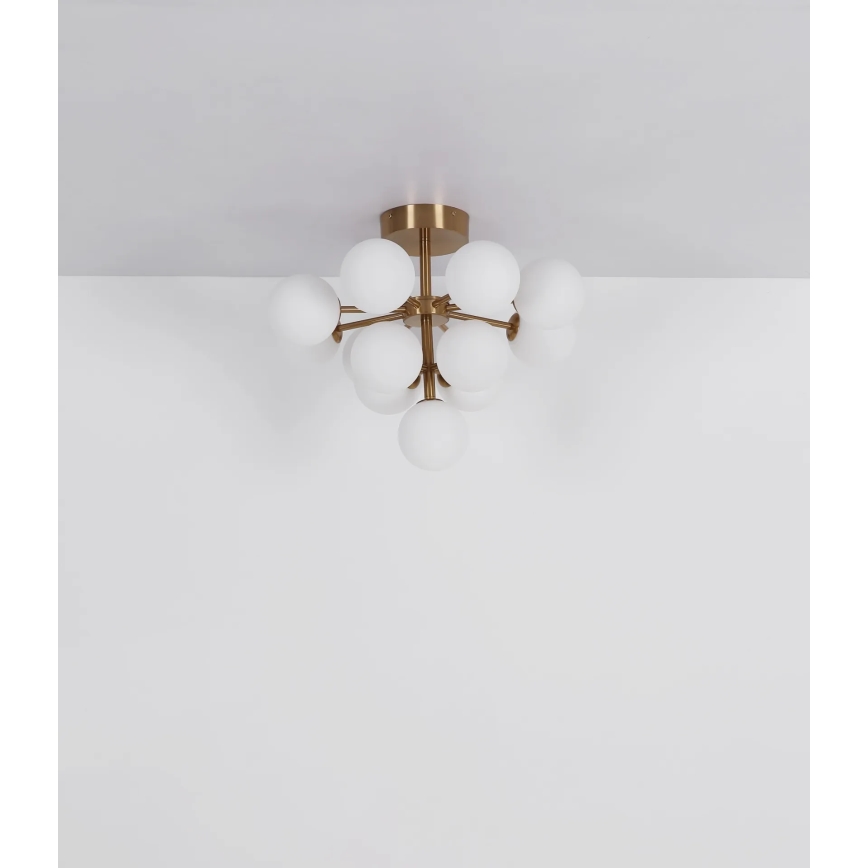 Globo - Surface-mounted chandelier 13xG9/5W/230V d. 56 cm gold