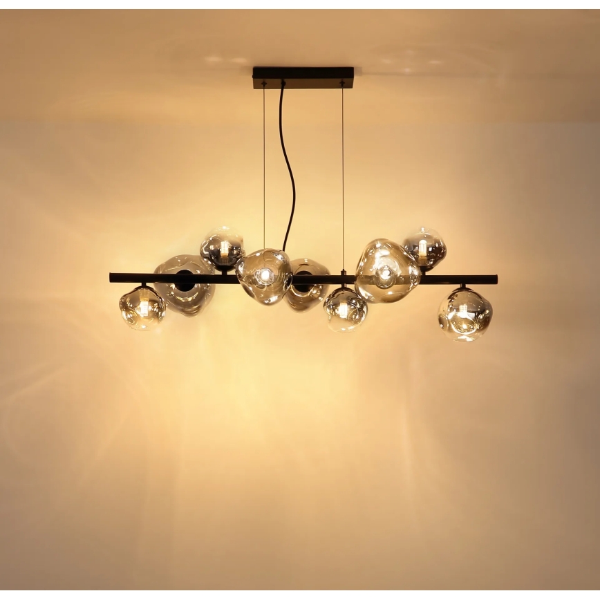 Globo - Cable-suspended chandelier 9xG9/5W/230V