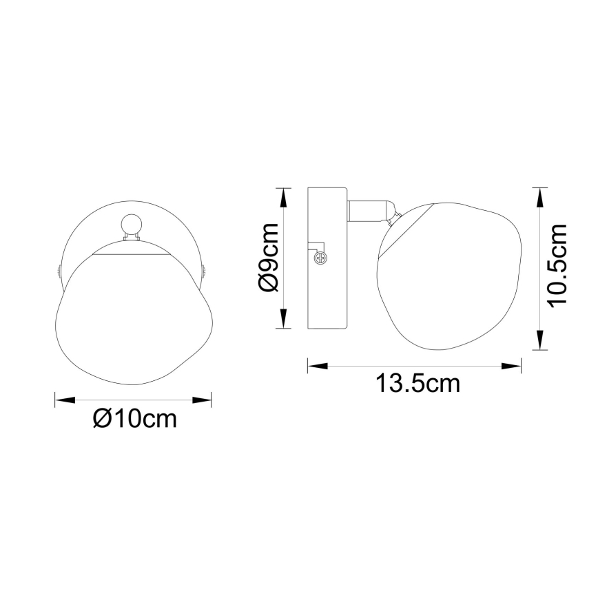 Globo - Wall light 1xG9/5W/230V