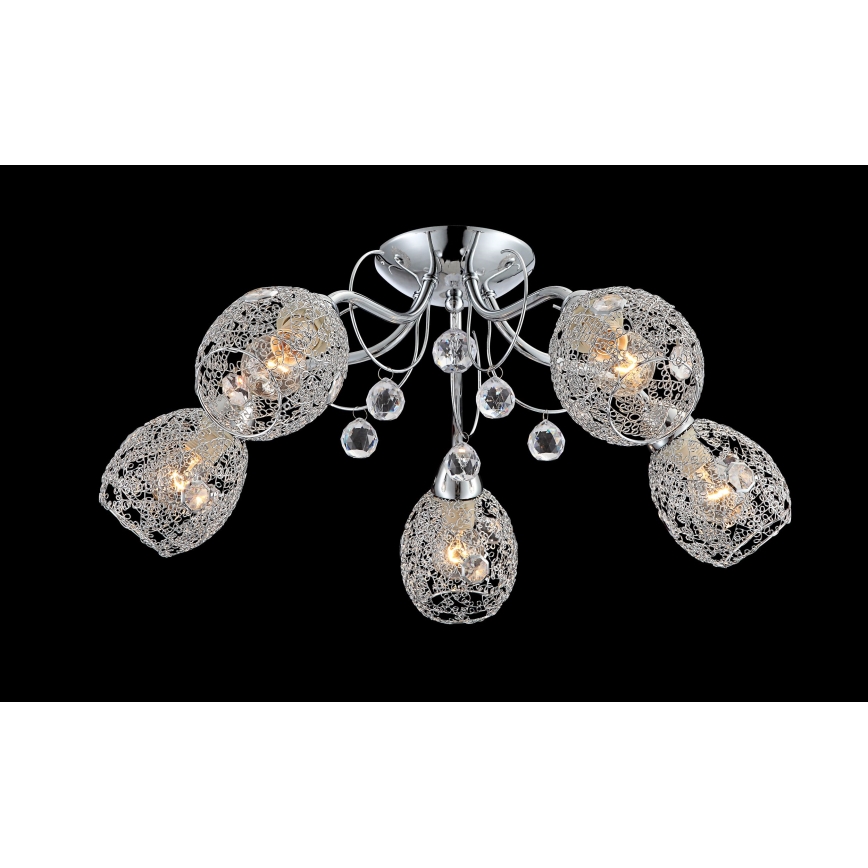 Globo - Surface-mounted chandelier 5xE14/40W/230V