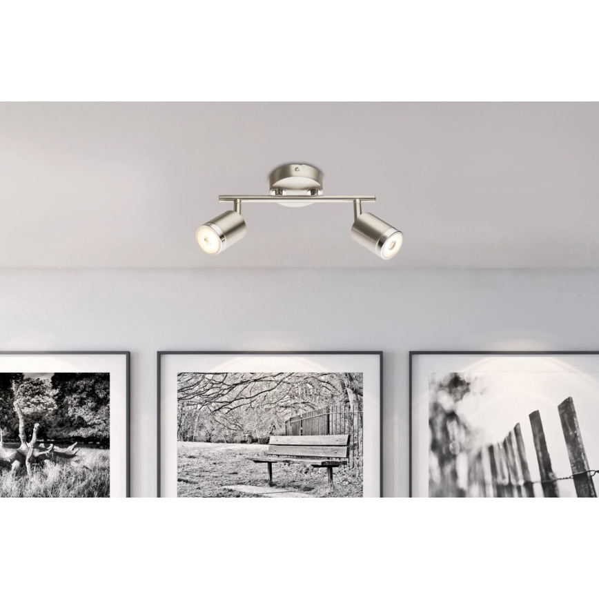 Globo - LED Spotlight 2xLED/4W/230V 3000K