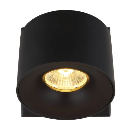 Globo - LED Wall spotlight LED/6W/230V black