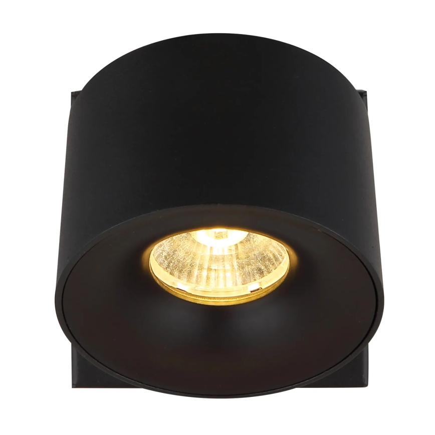 Globo - LED Wall spotlight LED/6W/230V black