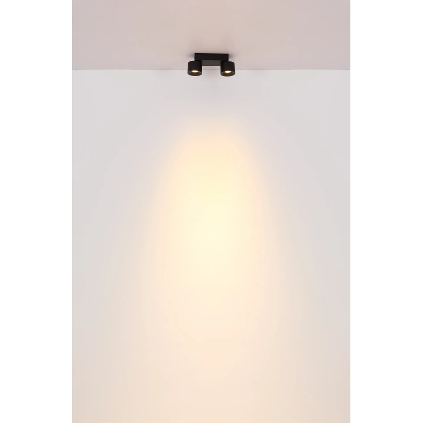 Globo - LED Spotlight 2xLED/6W/230V black