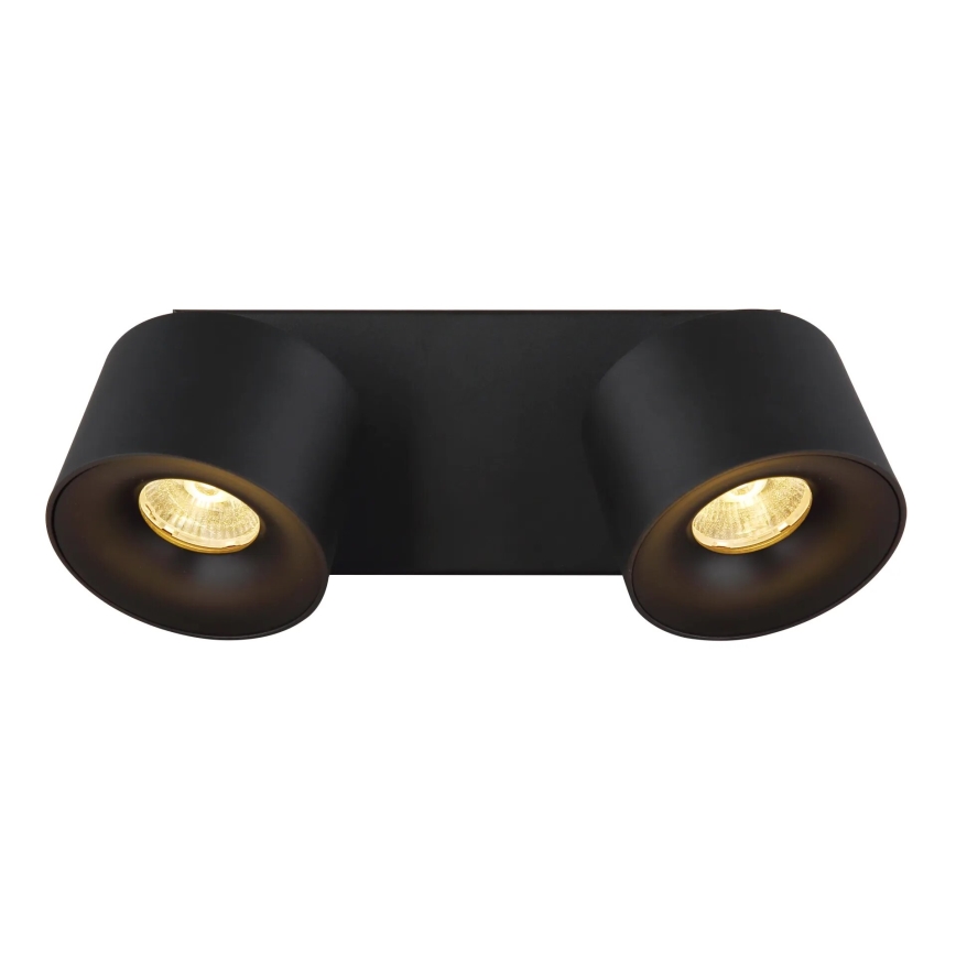 Globo - LED Spotlight 2xLED/6W/230V black