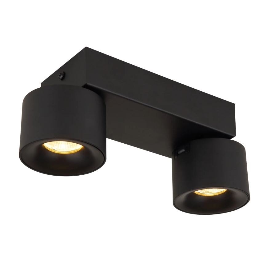 Globo - LED Spotlight 2xLED/6W/230V black