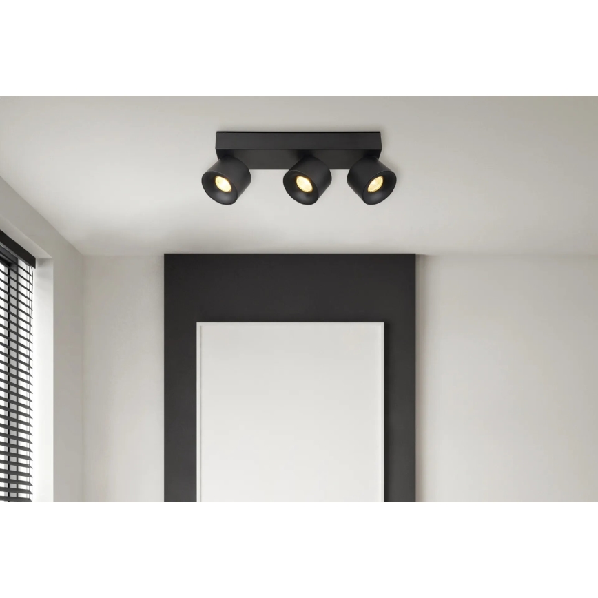 Globo - LED Spotlight 3xLED/6W/230V black