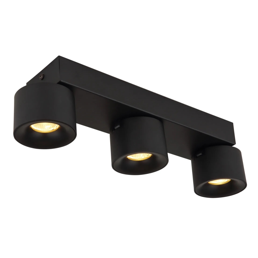 Globo - LED Spotlight 3xLED/6W/230V black