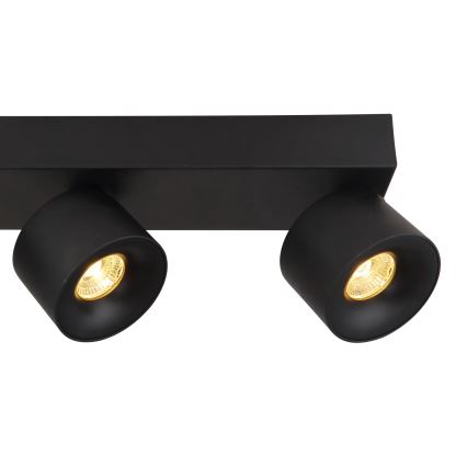 Globo - LED Spotlight 4xLED/6W/230V black