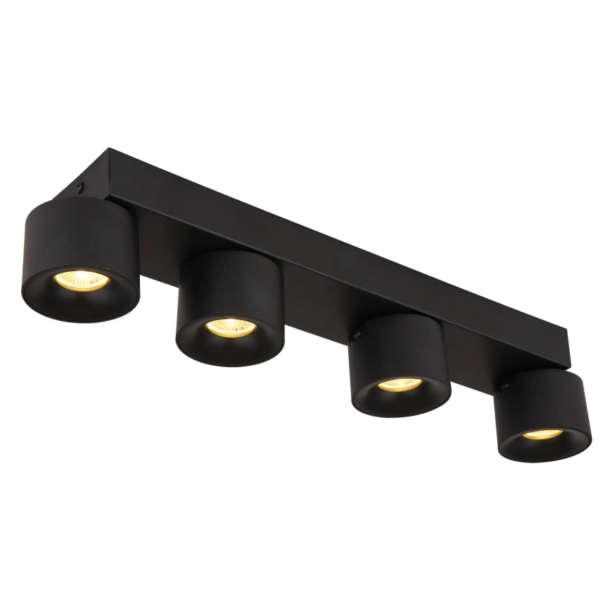 Globo - LED Spotlight 4xLED/6W/230V black