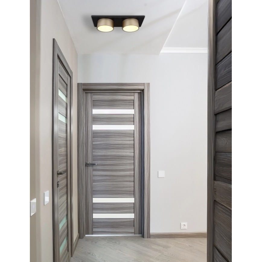 Globo - LED Ceiling Light LED/24W/230V 3000K 46x20 cm brass