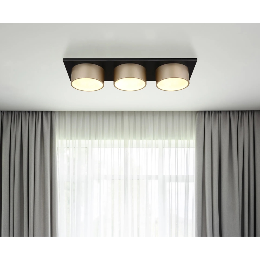 Globo - LED Ceiling Light LED/24W/230V 3000K 58x20 cm Brass