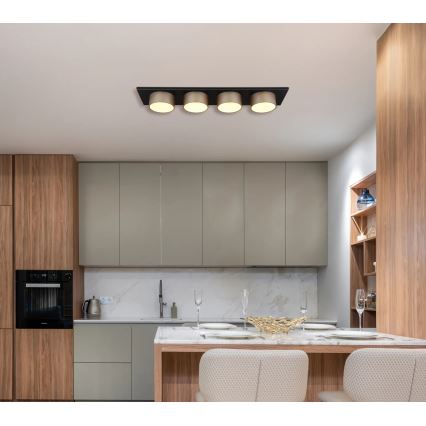 Globo - LED Ceiling Light LED/40W/230V 3000K 86x20 cm Brass finish