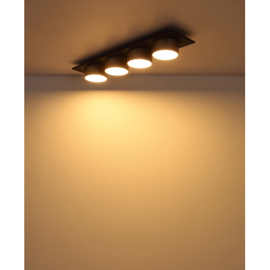 Globo - LED Ceiling Light LED/40W/230V 3000K 86x20 cm Brass finish