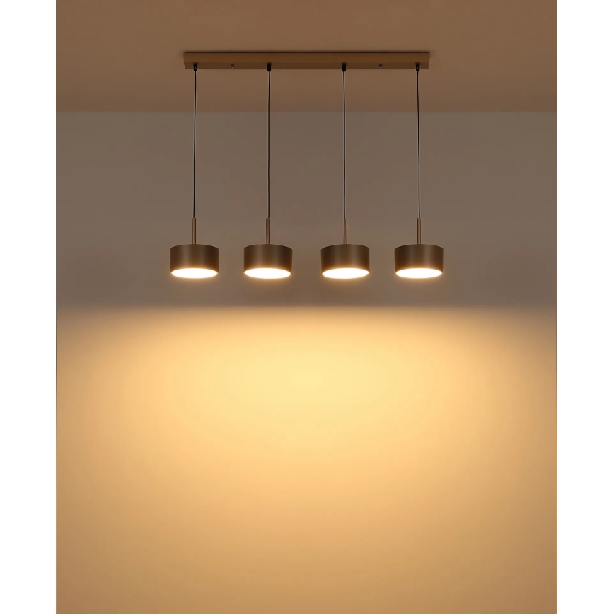 Globo - Cable-Suspended LED Pendant LED/40W/230V 3000K Brass