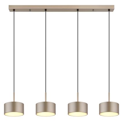 Globo - Cable-Suspended LED Pendant LED/40W/230V 3000K Brass