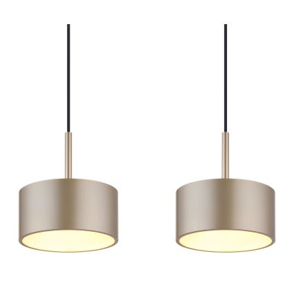 Globo - Cable-Suspended LED Pendant LED/40W/230V 3000K Brass