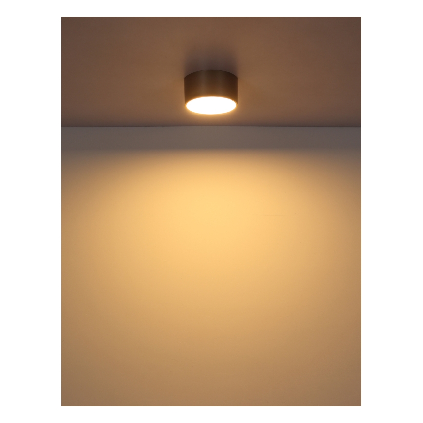 Globo - LED Ceiling Light LED/12W/230V Ø 15 cm 3000K beige