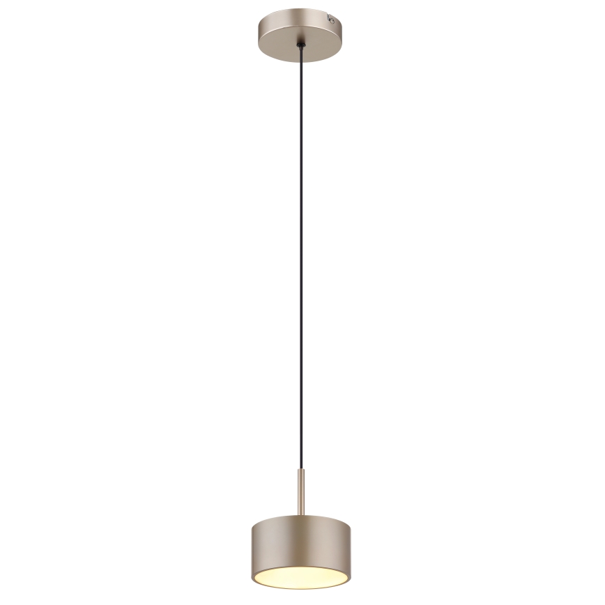 Globo - LED Cable Pendant Light, 12W/230V, 3000K, Ø 15 cm, Brass