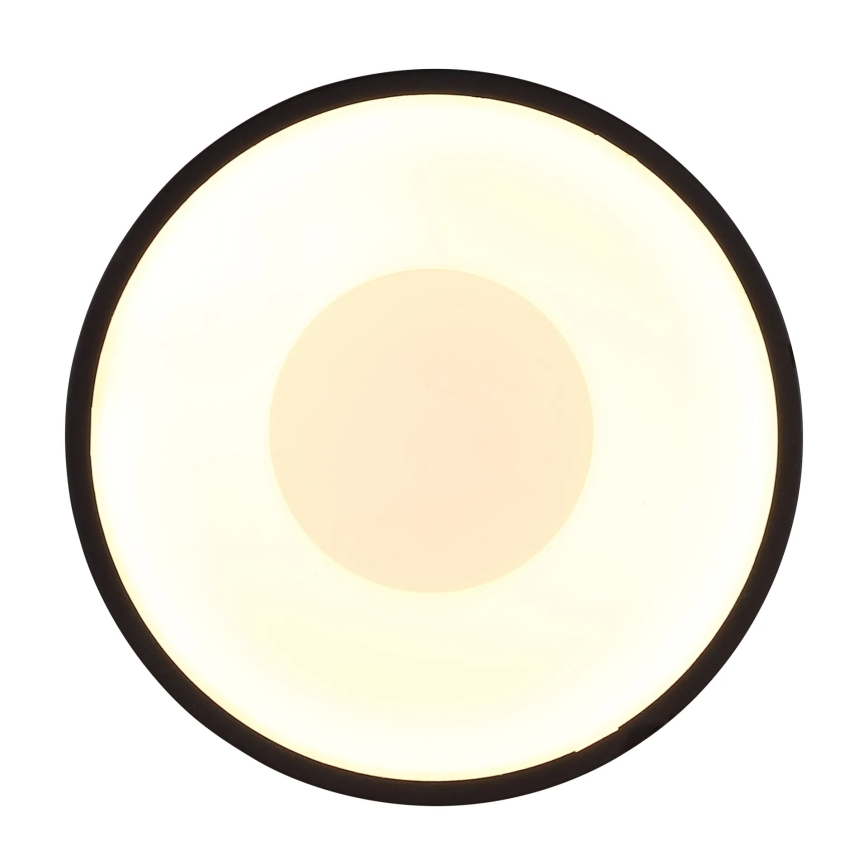 Globo - LED Ceiling Light, 12W/230V, 3000K, Ø 15 cm, Black
