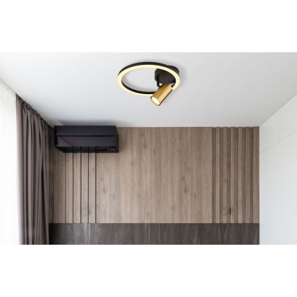Globo - LED Wall spotlight 1xGU10/5W/230V + LED/12W/230V