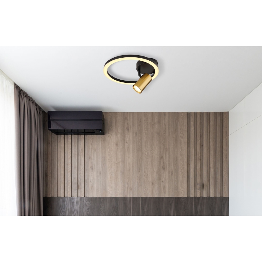 Globo - LED Wall spotlight 1xGU10/5W/230V + LED/12W/230V