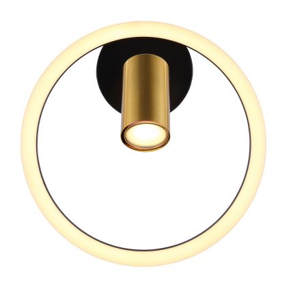 Globo - LED Wall spotlight 1xGU10/5W/230V + LED/12W/230V