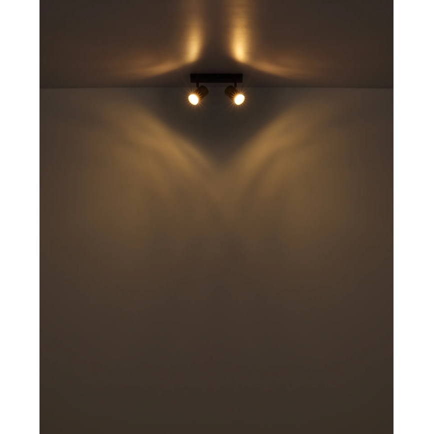 Globo - Spotlight 2xGU10/25W/230V white/matte chrome