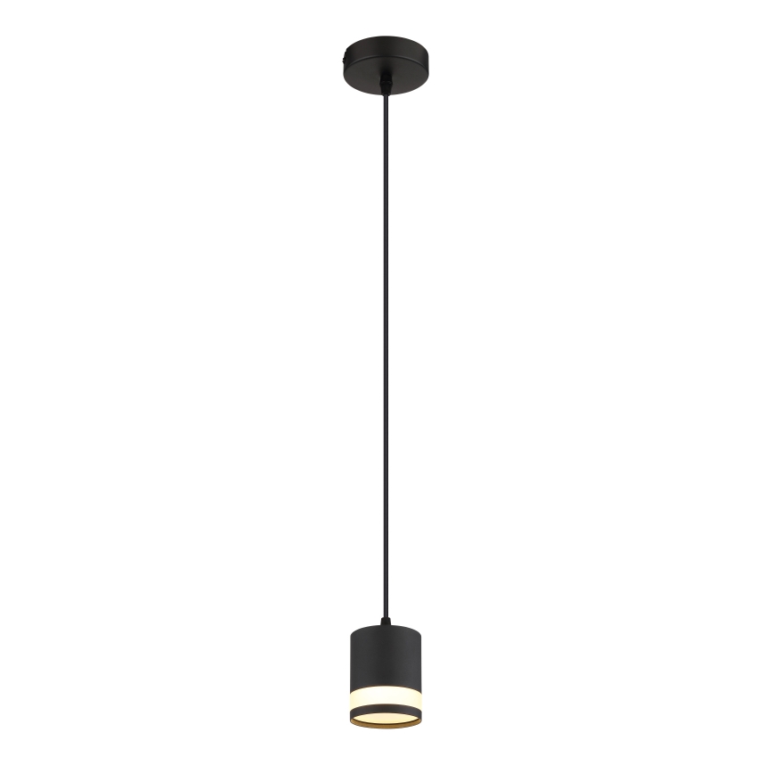 Globo - LED Chandelier on a string 1xGX53/7W/230V 3000K black