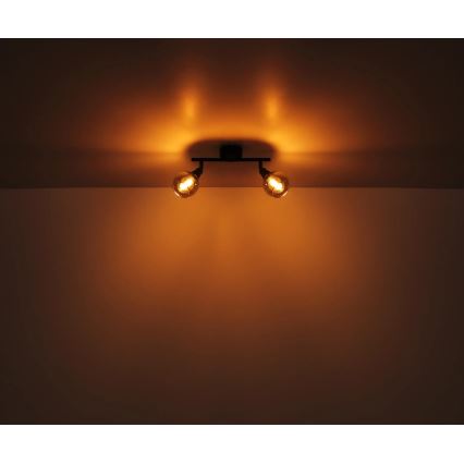 Globo - Spotlight 2xE14/40W/230V black