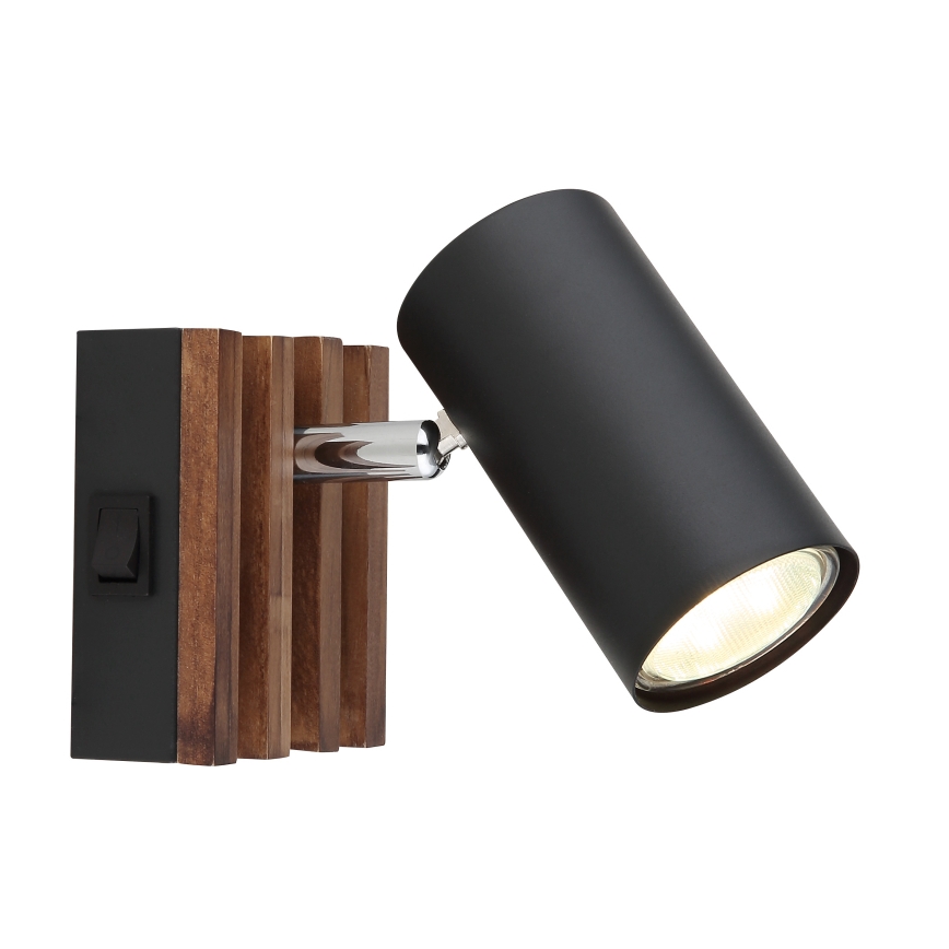 Globo - Wall spotlight 1xGU10/25W/230V black
