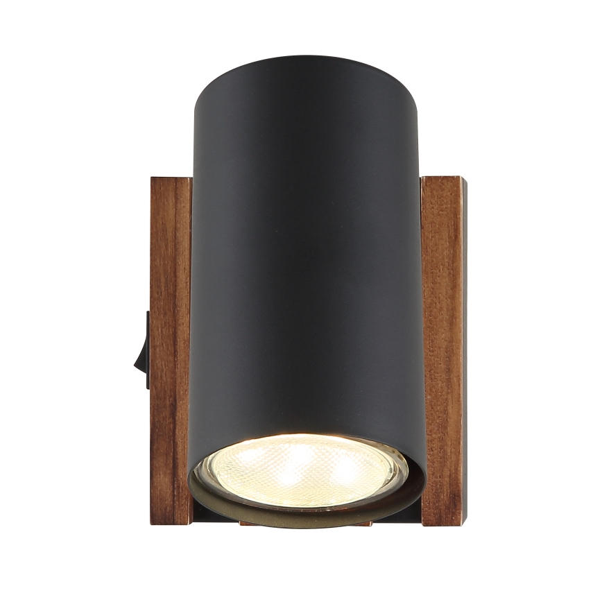 Globo - Wall spotlight 1xGU10/25W/230V black