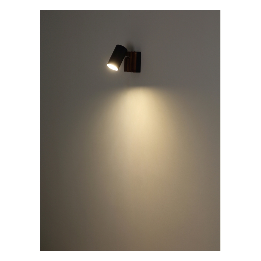 Globo - Wall spotlight 1xGU10/25W/230V black