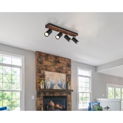 Globo - Spotlight 4xGU10/25W/230V black