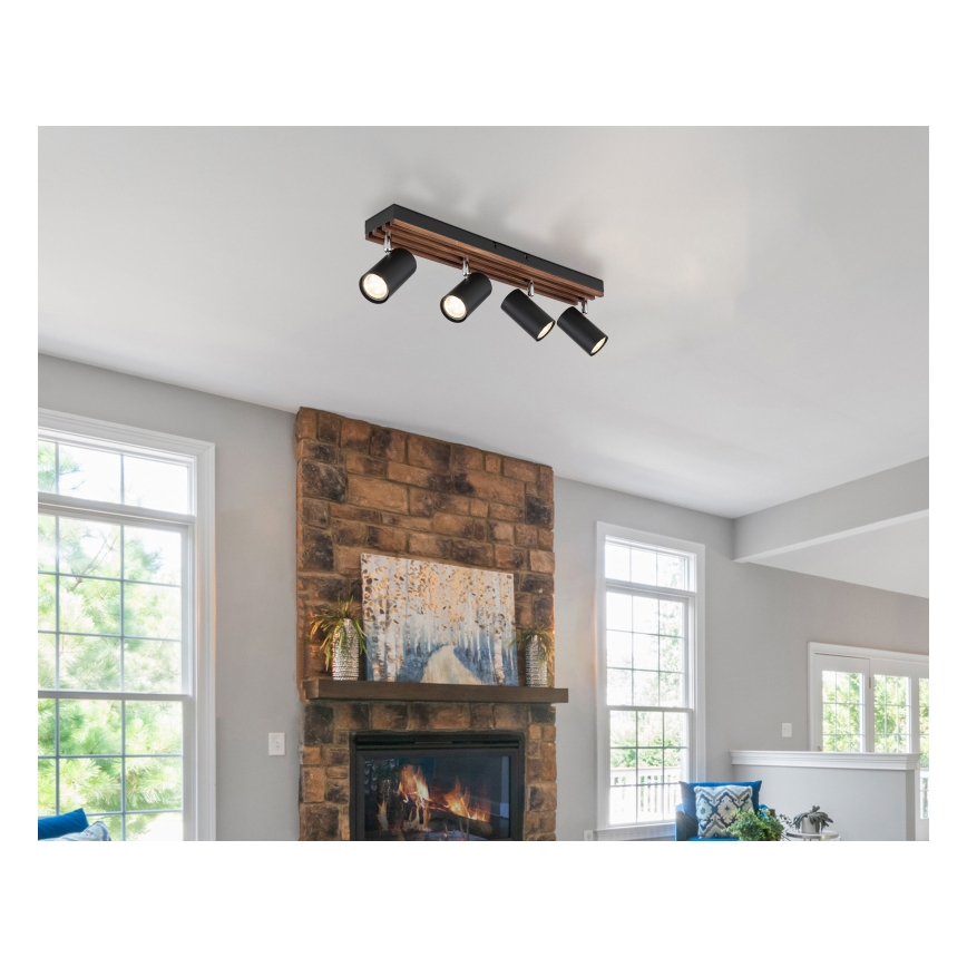 Globo - Spotlight 4xGU10/25W/230V black