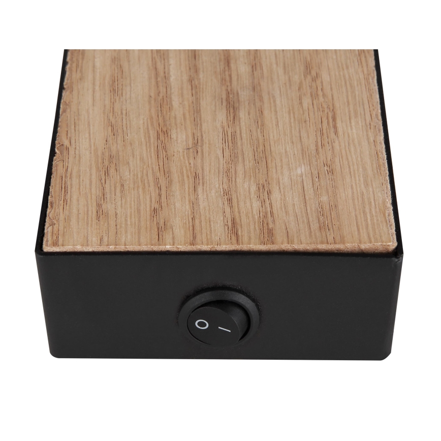 Globo - Wall spotlight 1xGU10/35W/230V black/brown