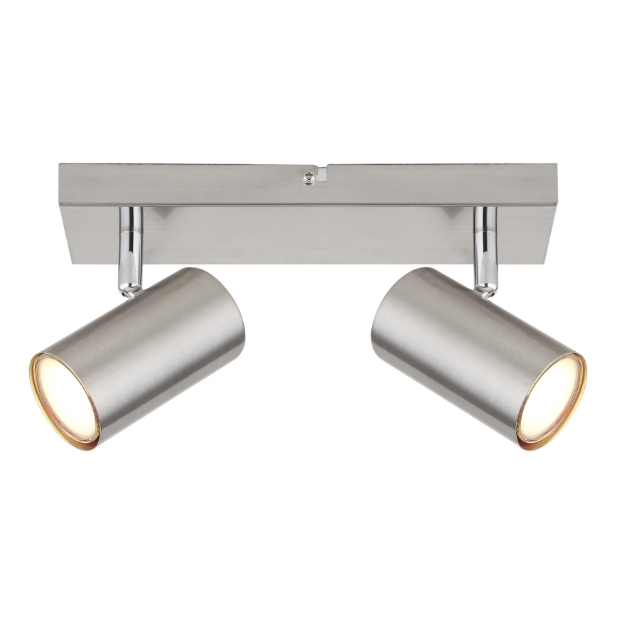 Globo - Spotlight 2xGU10/25W/230V matte chrome