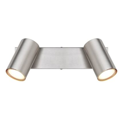 Globo - Spotlight 2xGU10/25W/230V matte chrome