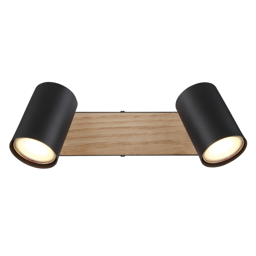 Globo - Spotlight 2xGU10/35W/230V black/brown