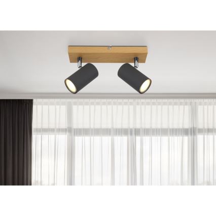 Globo - Spotlight 2xGU10/35W/230V grey/brown
