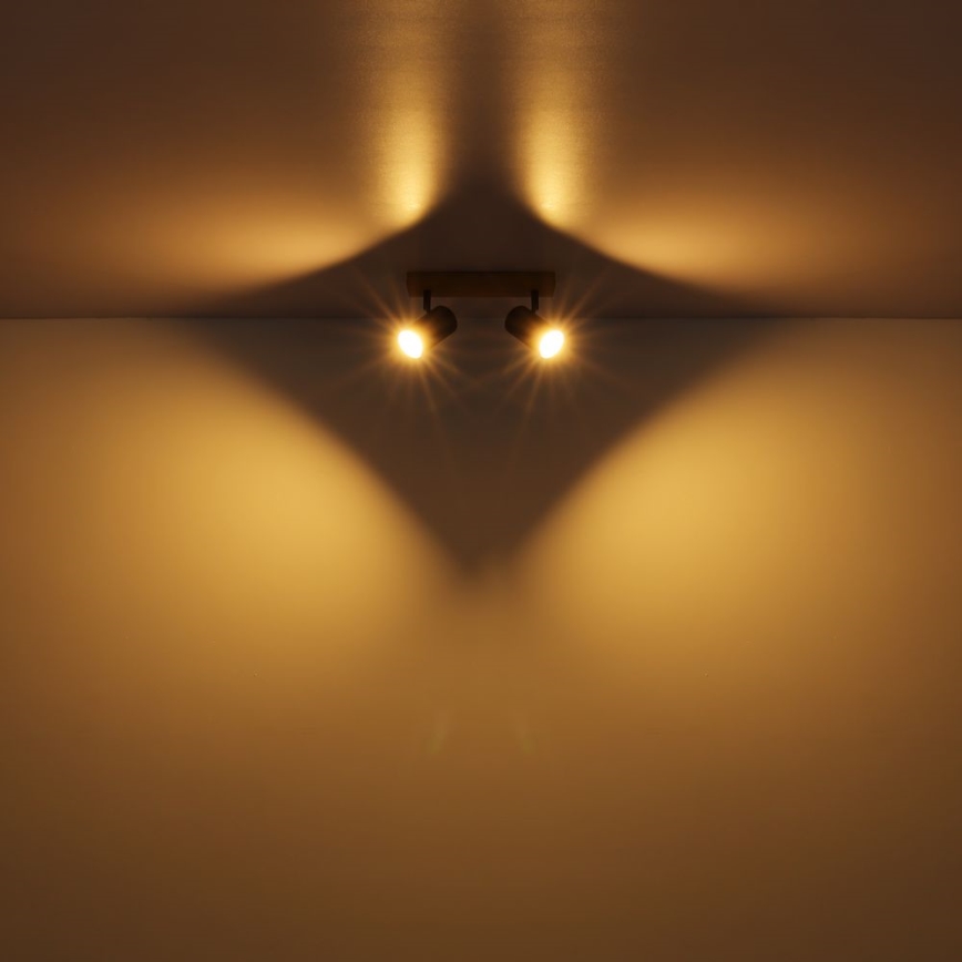 Globo - Spotlight 2xGU10/35W/230V grey/brown