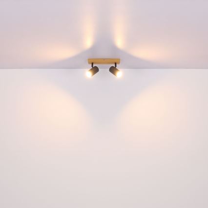 Globo - Spotlight 2xGU10/35W/230V grey/brown