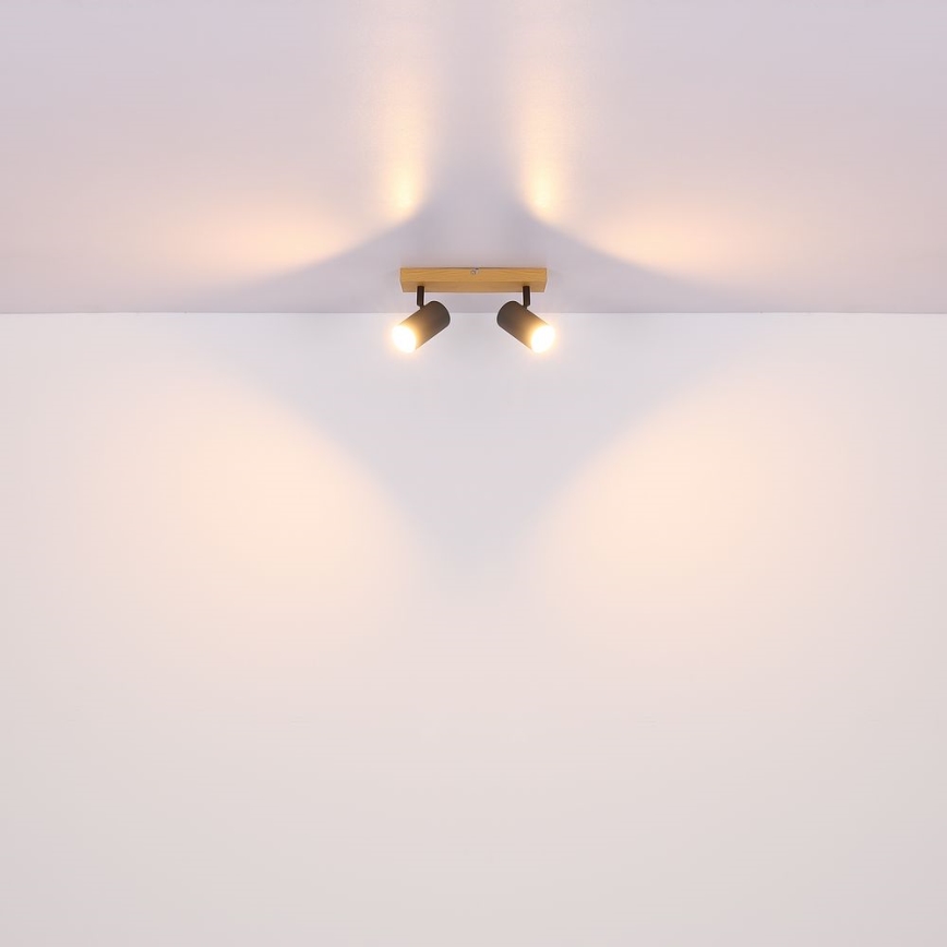 Globo - Spotlight 2xGU10/35W/230V grey/brown