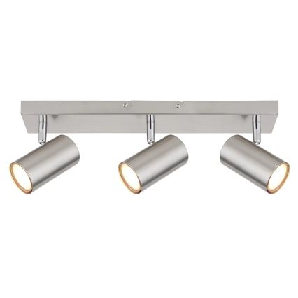 Globo - 3x GU10 Spotlight, 35W/230V, Matte Chrome
