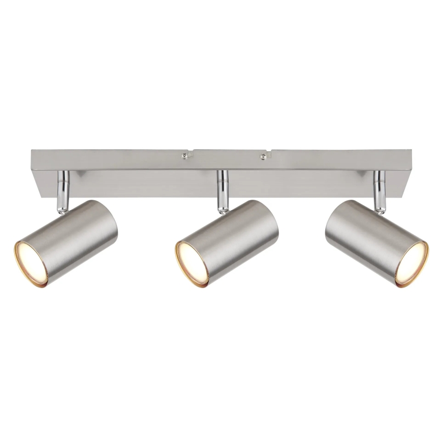 Globo - 3x GU10 Spotlight, 35W/230V, Matte Chrome