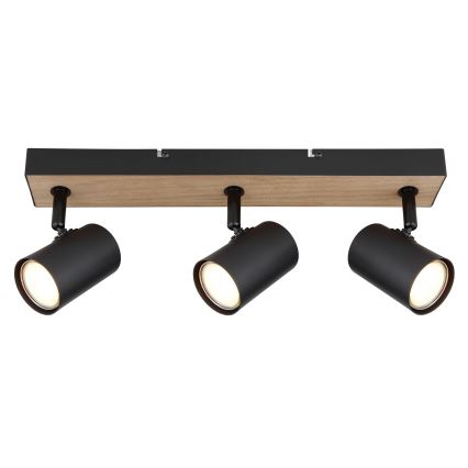 Globo - Spotlight 3xGU10/35W/230V black/brown