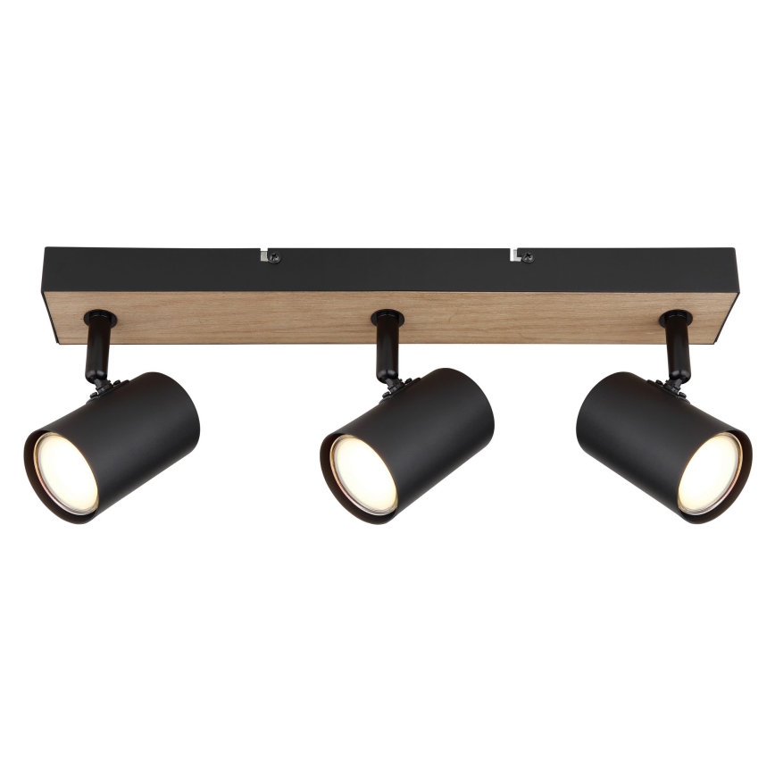 Globo - Spotlight 3xGU10/35W/230V black/brown