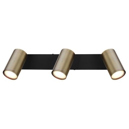 Globo - Spotlight 3xGU10/35W/230V black/brass