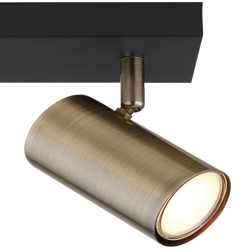 Globo - Spotlight 3xGU10/35W/230V black/brass