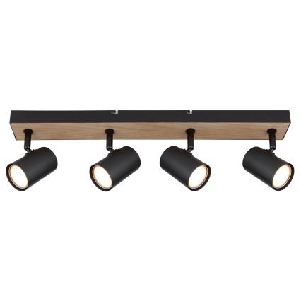 Globo - Spotlight 4xGU10/35W/230V black/brown